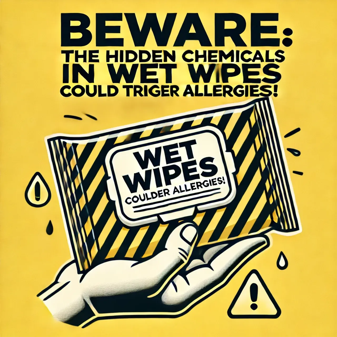 Beware: The Hidden Chemicals in Wet Wipes Could Trigger Allergies!